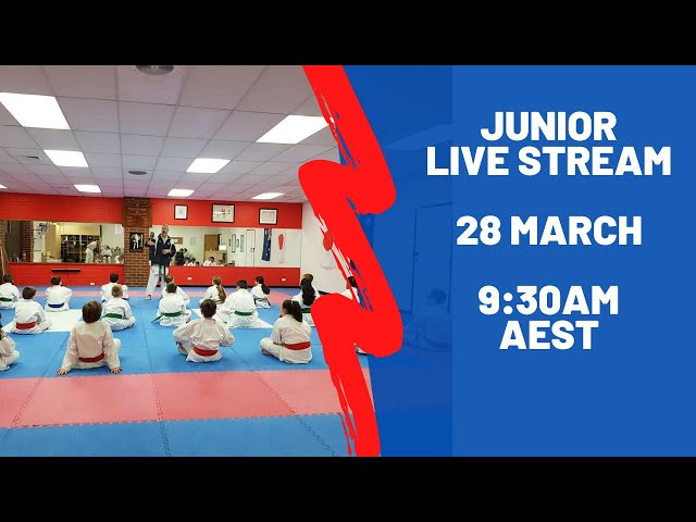 Junior Training - 28 March 9:30am