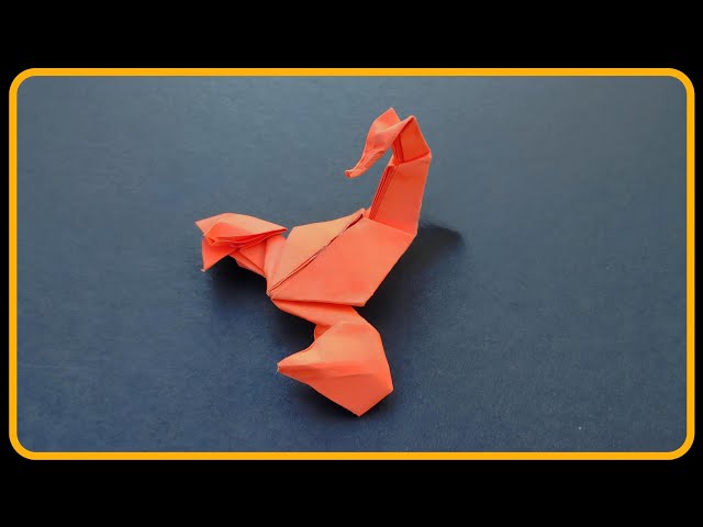 Easy Origami Scorpion Tutorial | Paper Scorpion Folding | Origami Animals | Easy Origami