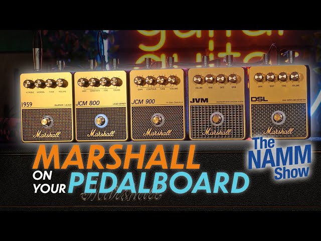 Marshall Overdrive Pedals | NAMM 2025