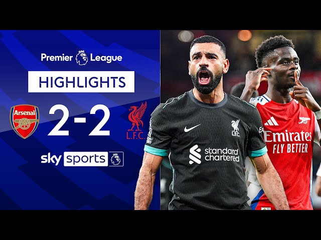 Salah to the rescue for Liverpool! | Arsenal 2-2 Liverpool | Premier League Highlights