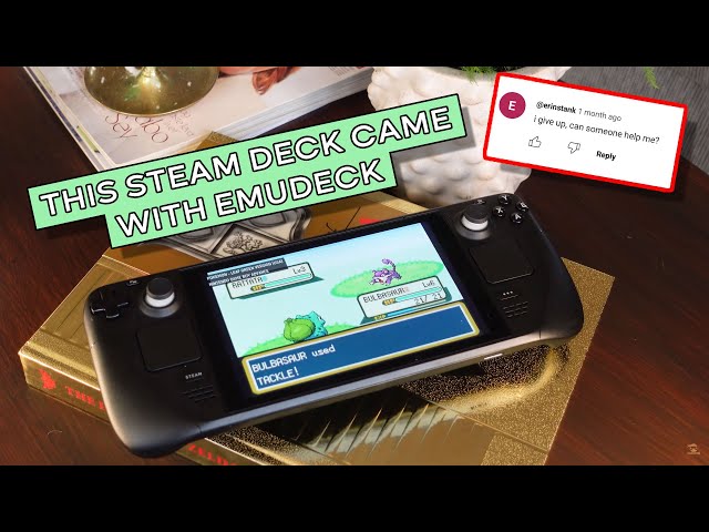 This Steam Deck Comes With EmuDeck PRE-INSTALLED!