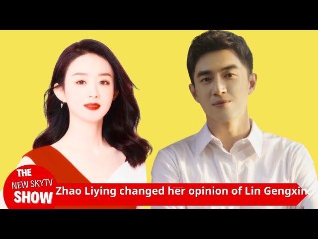 Zhao Liying has changed her opinion of Lin Gengxin. The ring on her ring finger and the three matchi