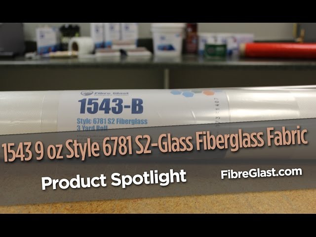 1543 9 oz Style 6781 S2-Glass Fiberglass Fabric