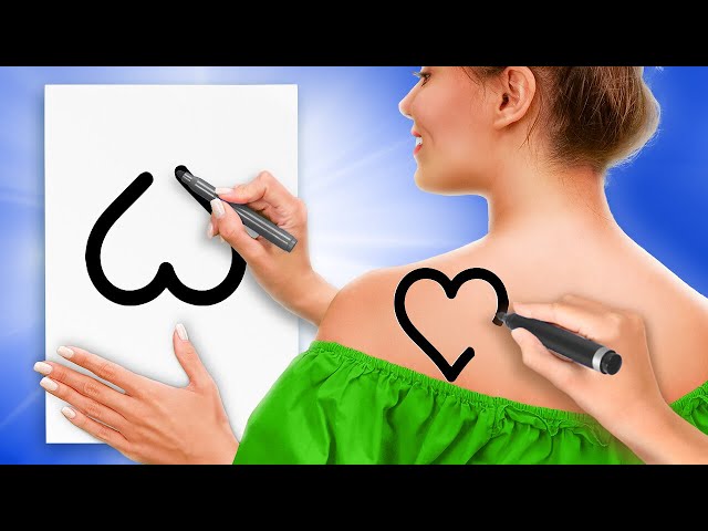 100+ TRUCOS PARA HACER OBRAS MAESTRAS || Trucos de dibujo increíbles por 123 GO! Like