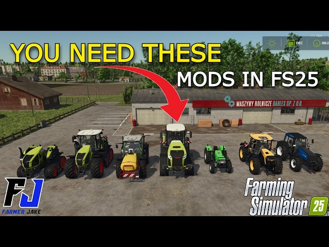 Best Tractor Mods in Farming Simulator 25 on Console and PC!