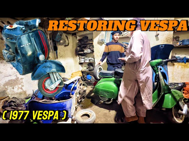 RESTORING MY 48 YEARS OLD VESPA SCOOTER | 1977 VESPA |