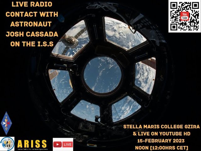 LIVE CONTACT WITH THE INTERNATIONAL SPACE STATION FROM MALTA [Stella Maris College - Gzira]