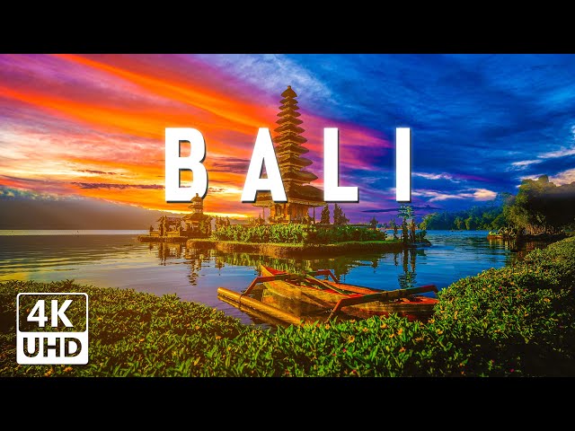 Bali 4K UHD - Relaxing Music with Serene Temples, Tropical Beaches and Ocean Views