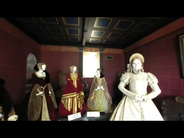 6 Wives of Henry VIII costume exhibit at Sudeley Castle VR180