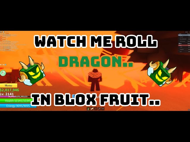 Watch me roll DRAGON fruit! (First video!?) #bloxfruits