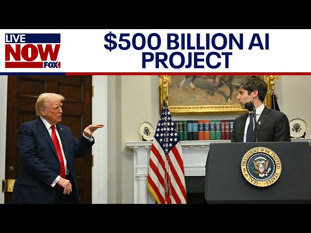 Trump announces $500 billion 'Stargate' AI infrastructure project | LiveNOW from FOX