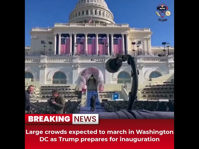 Desitdown News (Large crowds expected to march in Washington DC as Trump prepares) #desitdown #news