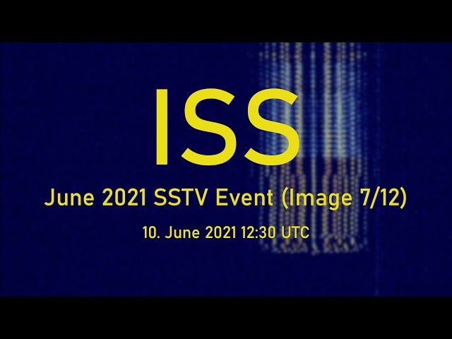 [International Space Station] Receiving & Decoding an SSTV Image (June 2021 Event); 10. June 2021