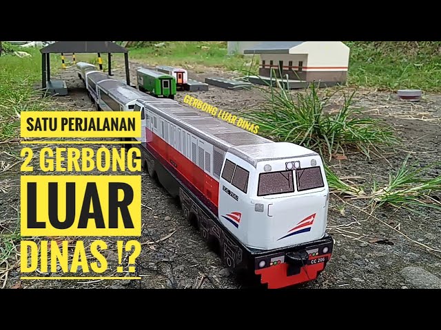 KERETA API KAYU || Begini cara langsir gerbong luar dinas !?