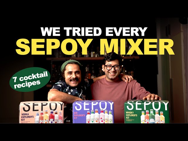 Sepoy & Co Mixer Review + 7 Cocktails! | Best Mixers for Vodka, Gin, & Whisky 🍸🥃