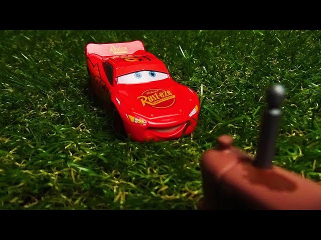 Cars 1 Tractor Tipping Scene Remake! Stop Motion Animation Disney Cars toys