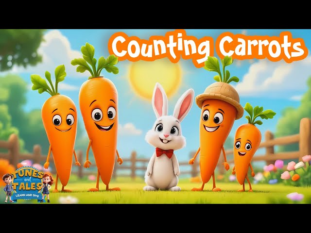 One Carrot, Two Carrots | Count Carrots! | kids Songs | Tunes and Tales songs | #nurseryrhymes