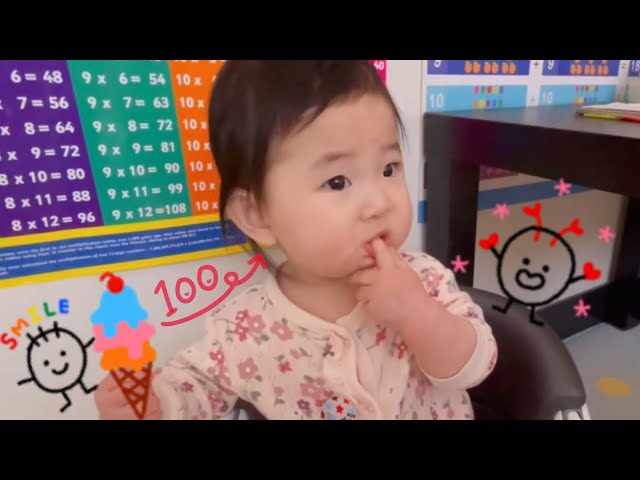 Baby Valerie snack time adorable baby girl calling mama while eating #babyvalerie #hungrybaby #cute