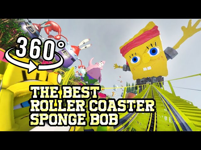 The best Virtual Reality ROLLER COASTER ^SPONGE BOB^  #360 #360video #vr360 #360vr #mvr360