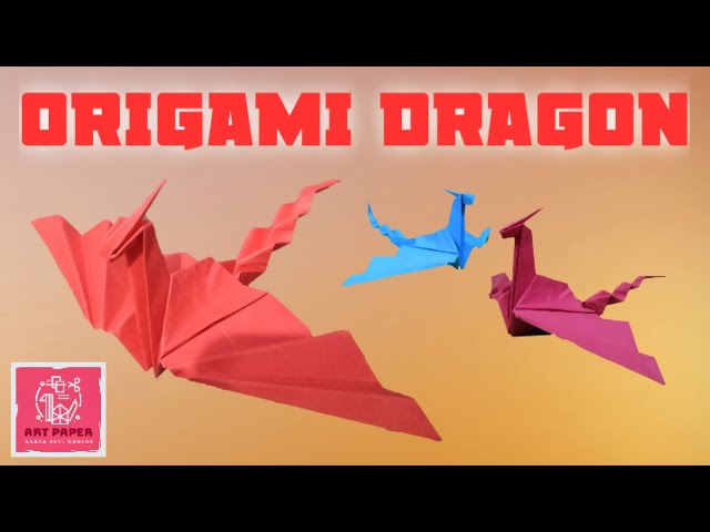 HOW TO MAKE AN ORIGAMI DRAGON STEP BY STEP