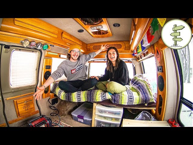 Couple Starts Van Life After Quitting Their Jobs & Downsizing to a Minimalist Camper Van