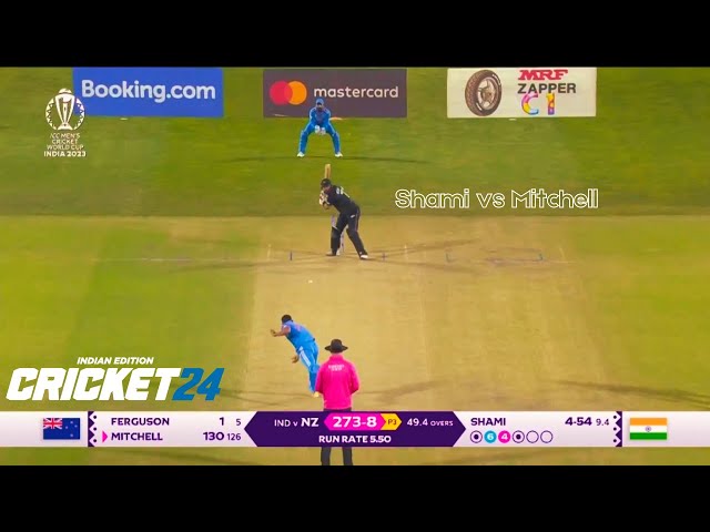 INDIA vs NZ Trying to Re-Create Daryl Mitchell Wicket vs Md Shami in CRICKET 24