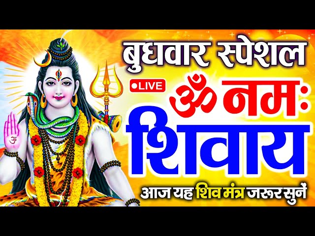 LIVE: ॐ नमः शिवाय धुन | Om Namah Shivaya ShivDhun | NonStop ShivDhun | Daily Mantra