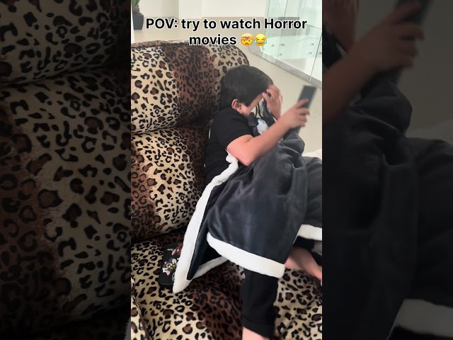 Abdu trying to watch Horror movies VS watching Tom & Jerry🤣😍 #funny #horror #tomandjerry #trending