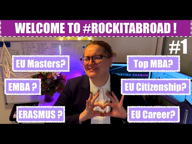 Welcome to #RockItAbroad! Top MBA? Masters? Bachelor &Career #ABROAD Then you are in the right place