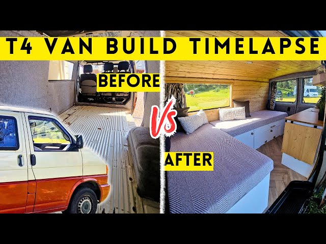 VW T4 Full VAN BUILD Timelapse | DIY Campervan Conversion