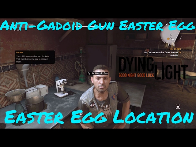 Anti-Gadoid Gun Easter Egg // Dying Light Enhanced Edition