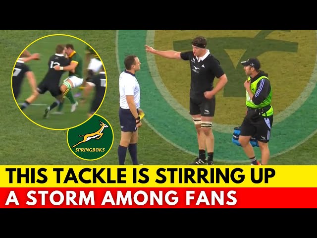 🔥THE TACKLE THAT’S SHAKING SOCIAL MEDIA! CONTROVERSY BETWEEN BOKS AND ALL BLACKS! | SPRINGBOKS NEWS