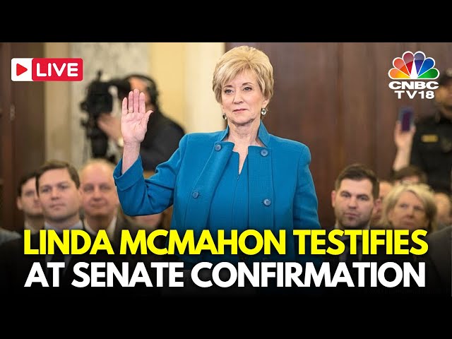 WATCH LIVE: Linda McMahon Testifies at Senate Confirmation Hearing for Education Secretary | N18G