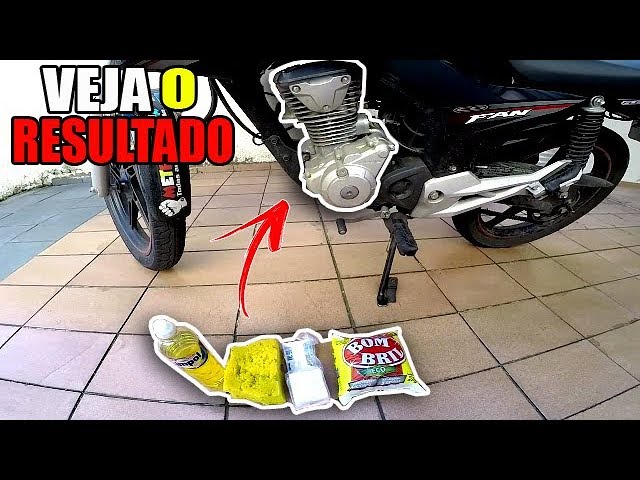 COMO LIMPAR O MOTOR DA MOTO E DEIXAR BRILHANDO ✨