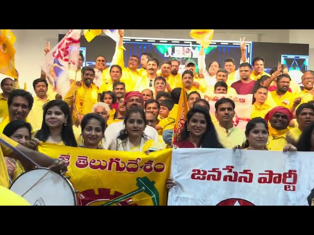 Dappulu & Teenmaar Procession by NRI TDP & Janasena in Atlanta