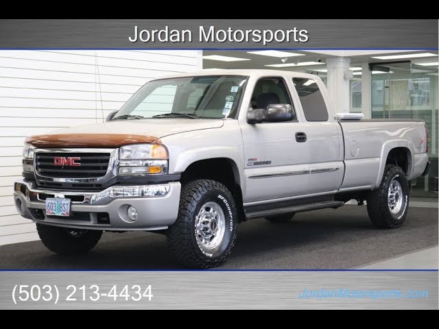 #15400 2005 GMC SIERRA 2500HD DURAMAX LLY 1-OWNER RUST FREE 93K MLS ALL RECORDS SINCE NEW Silverado