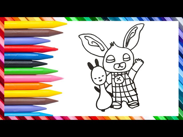 Drawing | How to Draw a Bing and a Flop | Children's drawing