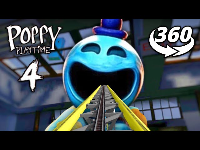 Poppy Playtime 4 Roller Coaster VR: I ALMOST Died [360° Video]