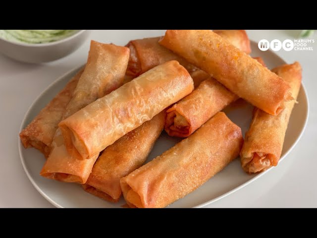 Chicken Spring Rolls with Homemade Spring Roll Sheet | Make & Freeze Ramadan Snacks 2025