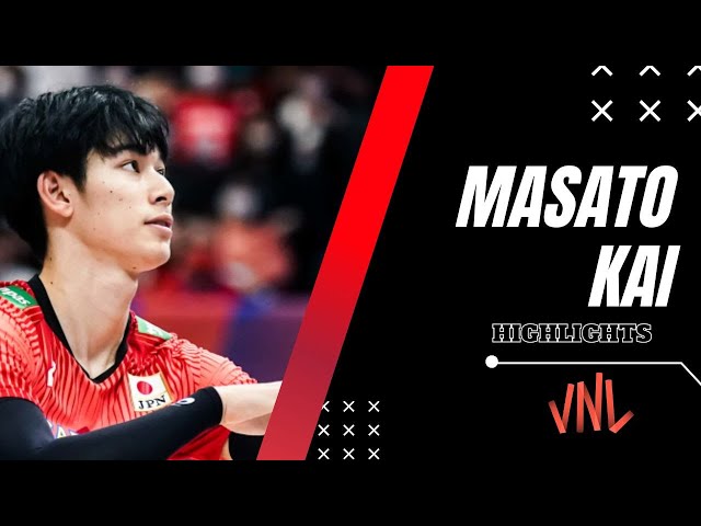 Masato Kai HIGHLIGHTS | Japan 🇯🇵 🆚 Serbia 🇷🇸 | Men's Volleyball VNL 2024