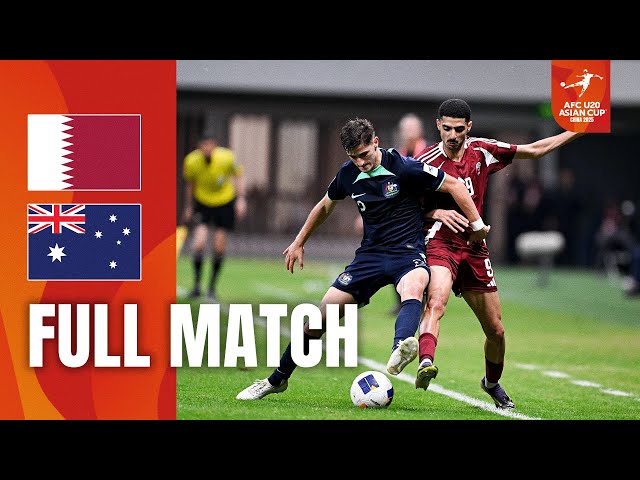 LIVE 🔴 Qatar vs. Australia | AFC U20 Asian Cup™ China 2025