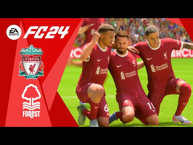 PS5 FC 24 Liverpool vs Nottingham Forest | Premier League