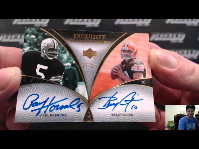 2007 Upper Deck Exquisite Football 3 Box Case Break ~ 12/3/15