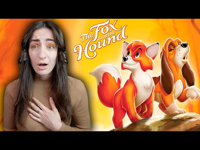 **THE FOX AND THE HOUND** is the most ADORABLE story! (Movie Reaction) First Time Watching