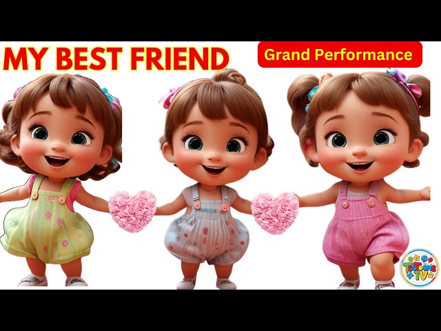 ⭐ My Best Friend and I 🎭 | Grand Performance from 3 Little Friends | Fun Kids Cartoon | @TeeToonsTv