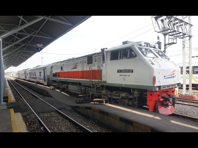 🇮🇩 KA 183 Mutiara Timur Siang: Surabaya Pasar Turi → Bangil in Stainless Steel Executive Class