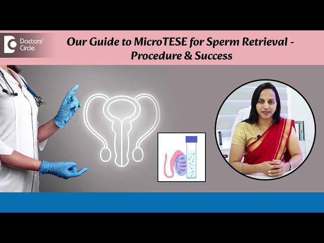 Low Sperm Count | Sperm Removal from Testis | MicroTESE Procedure | #ivf Pregnancy-Dr. Sangeetha M J