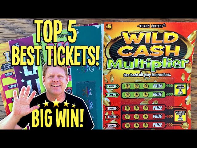 My TOP 5 Best Lottery Scratch Offs for $5 💰 Fixin To Scratch