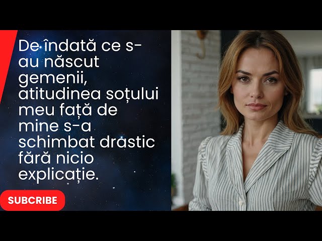 De îndată ce s au născut gemenii, atitudinea soțului meu față de mine s a schimbat drastic fără nici