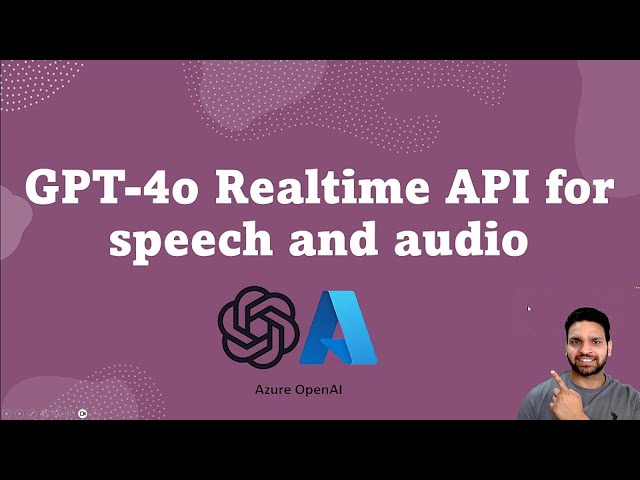 How to Deploy Real-Time AI Voice Assistants in Web App with Azure GPT-4o Realtime API Model